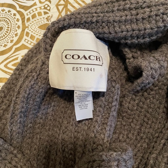 NWOT!! Coach chunky twisted cowl - Picture 3 of 4